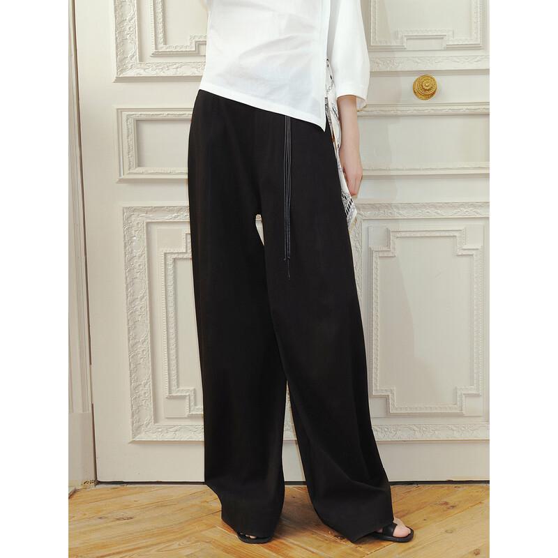 ELLE Women's Loose Wide-Leg Casual Pants