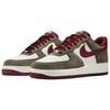 Nike Air Force 1 07 LV8 Cachi Cargo Rosso Scuro Team Sneakers Unisex Grigio Avorio Pallido FQ8714-302
