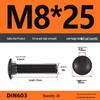 High-Strength Grade 8.8 Carriage Bolts: Round Head, Square Neck, M6-M16 Sizes for Shelf and Bridge Frames