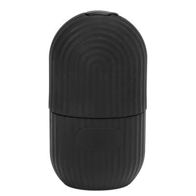 Ice Face Roller Cold Ice Mold Holder Silicone Reusable for Face Beauty DIY Facial Care Black