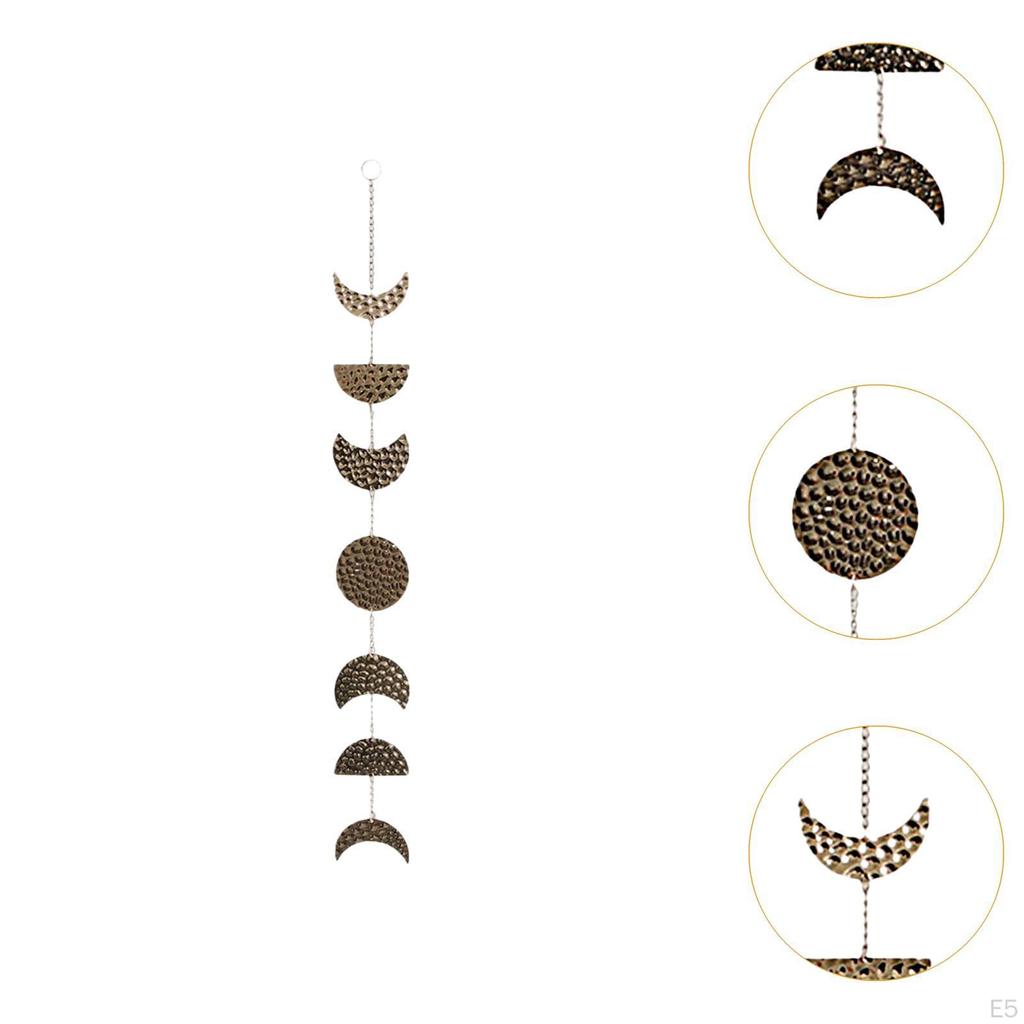 Moon Phase Wall Hanging Decor Decor,Headboard Decor,Hanging Ornament,Boho,Moon Cycle Banner for