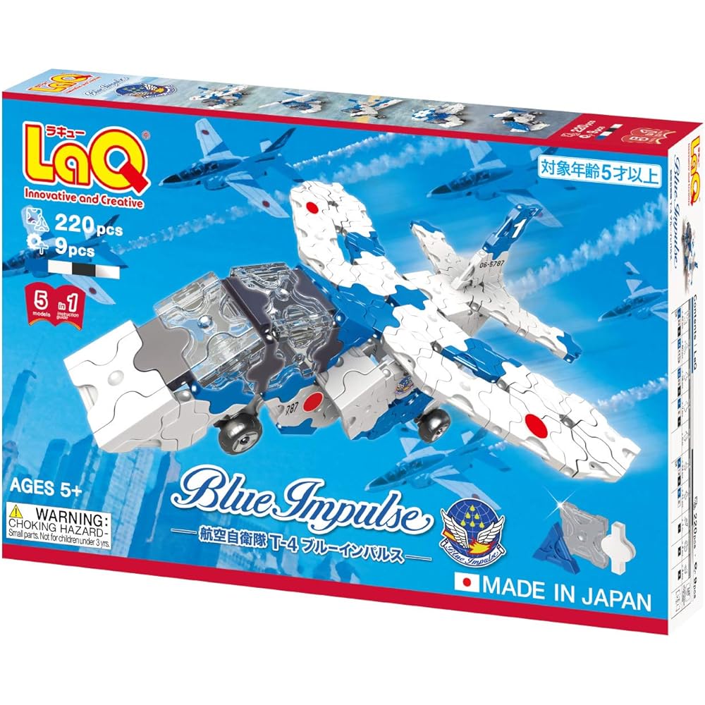 Yoshiritsu LaQ Blue Impulse Building Blocks Set Creative Construction Toy