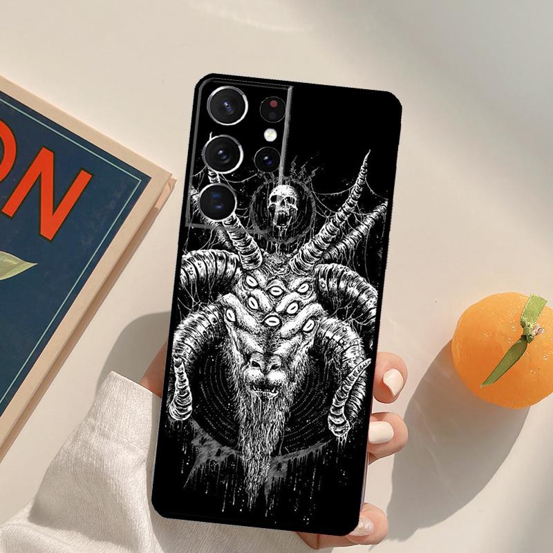 Devil Satan Phone Case For Samsung Galaxy S24 S25 S26 Ultra S20 S21 S22 S23 Plus S10 S25 FE Back Cover