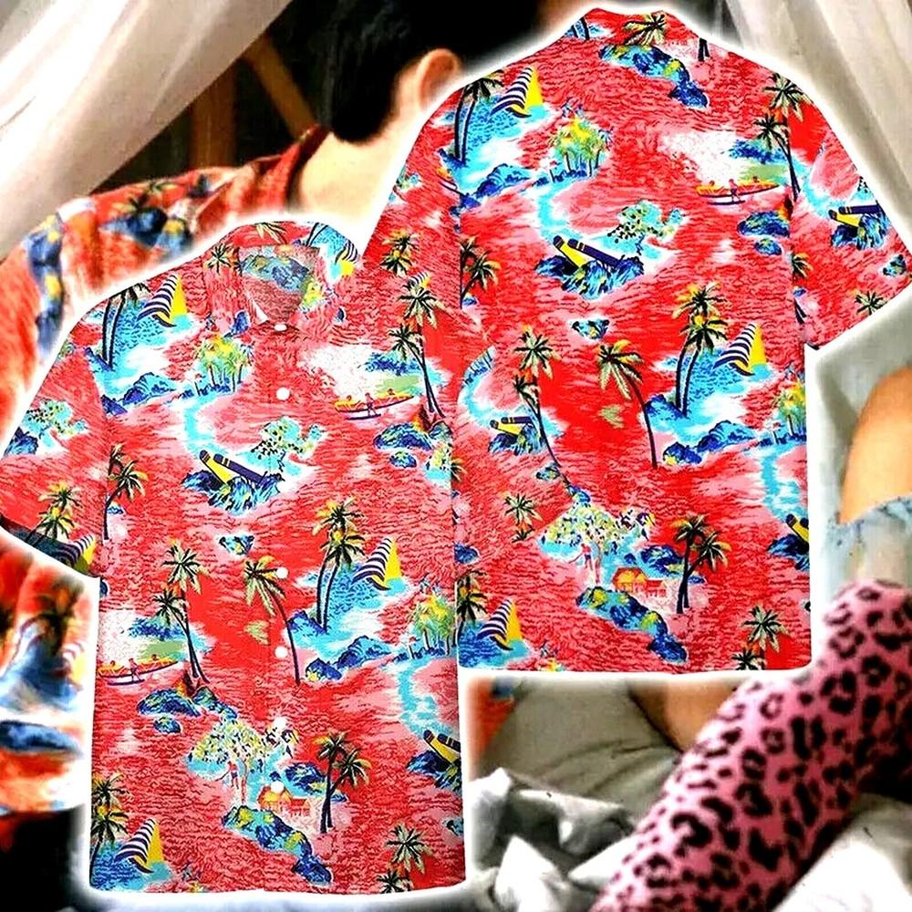 True Romance Hawaiian Shirt, Christian Slater Costume Cosplay, Tarantino Movie 9 Unisex T-Shirt S