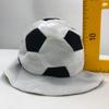 Soft Soccer Head Cover Comfortable Halloween Cap Cartoon Football Headgear  Sports Fans