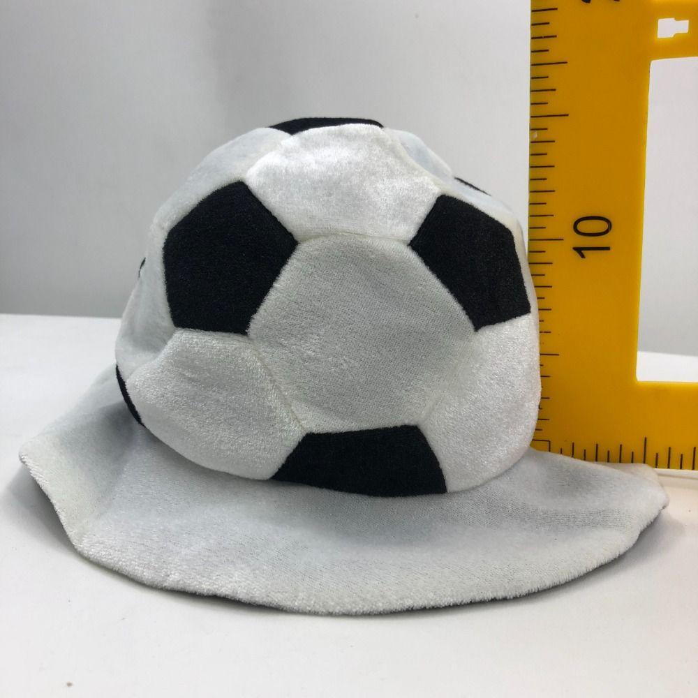 Soft Soccer Head Cover Comfortable Halloween Cap Cartoon Football Headgear  Sports Fans