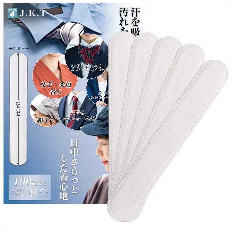 

Впитывающая пот накладка для впитывания пота Впитывающая пот Впитывающая пот Предотвращение пятен на воротнике Впитывающая пот Предотвращение пятен 100 J.K.T Шляпы, белый