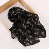 New Printed Hijabs Shawl Bubble Chiffon Hijabs Woman Design Flower Shawls Muslim Scarves Headscarf Wraps Turbans Long Scarves