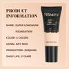 Bsimone Coverage Foundation Long-Lasting Oil Control Waterproof Liquid Foundation Matte Finish Concealer With Sponge Brush Head