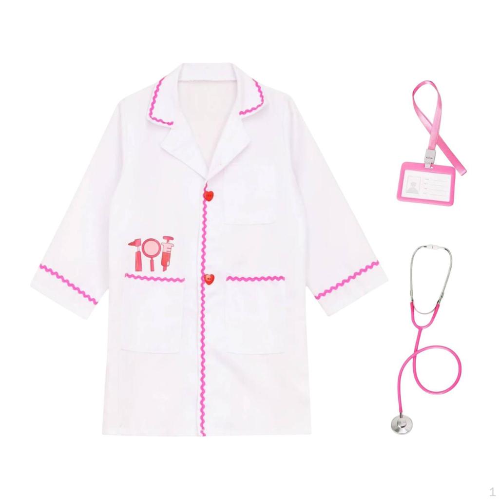 Kinder Rollenspiel Arztkostüm Kinder Krankenschwester Outfits Verkleiden Frühe Bildung für Kinder