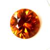 Orange Sapphire 8.00 Ct Precious NATURAL Round  Shape CERTIFIED Loose Gemstone Aq-706033