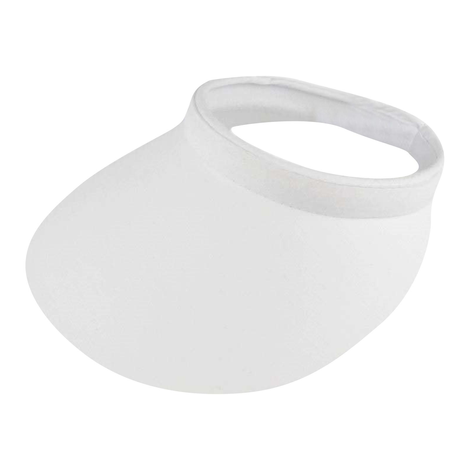 

Спортивная хлопковая саржа с клипсой, пустой цилиндр, уличная и солнцезащитная шляпа, дорожная шляпа One Size белый