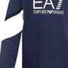 Emporio Armani EA7 Logo Print Crew Neck Cotton Long Sleeve Sweatshirt Men Sweatshirt Blue 6KPM03-PJ3MZ-1554