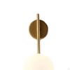 Mid Century Wall Sconces Lamp Luminaire with G9 Bulb Lighting Glass Shade Fixtures Hallway