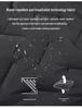 Men's Warm Hooded Ultrasonic Lambswool Coat & Plus Velvet Cotton Pants Set for Winter Cold Protection