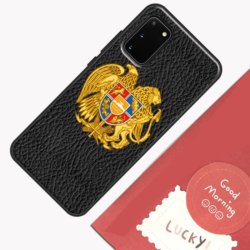 Armenian Coat of Arms Russia Phone Case For Samsung Galaxy S25 S26 Ultra S20 S21 S22 S23 S24 Plus S9 S10 S25 FE Cover Shell