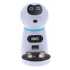 Automatischer Futterspender für Haustiere, Roboterform, für Katzen und Hunde, Futterspender mit Schüssel