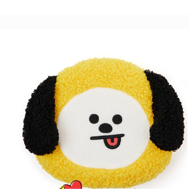 

Bangtan Bts Kpop Boys Cartoon Plush Coin Purse Wallet Zipper Bag Suga Jimin V CHIMMY