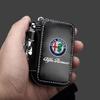 Car Keychain Wallet Zipper Key Pouch Bag For Alfa Romeo STELVIO Giulia 159 Giulietta 147 Mito 156 MTO Sportiva Car Accessories