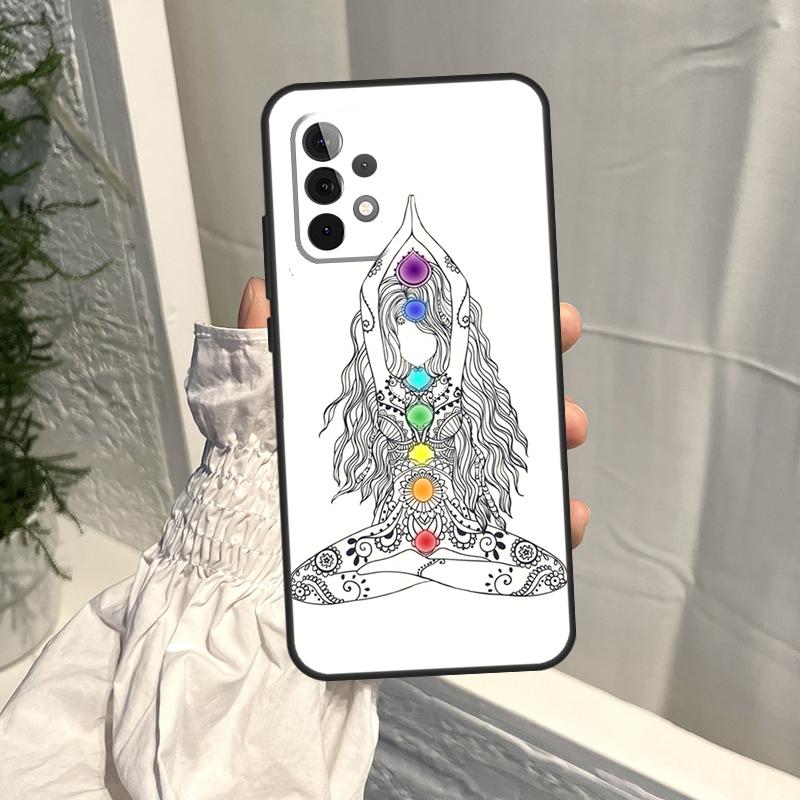 

Чехол для йоги с мандалой и чакрами для Samsung Galaxy A15 A35 A55 A54 A34 A14 A13 A23 A33 A53 A52 A32 A12 A56 A36 A16 A17 Samsung A33 5G