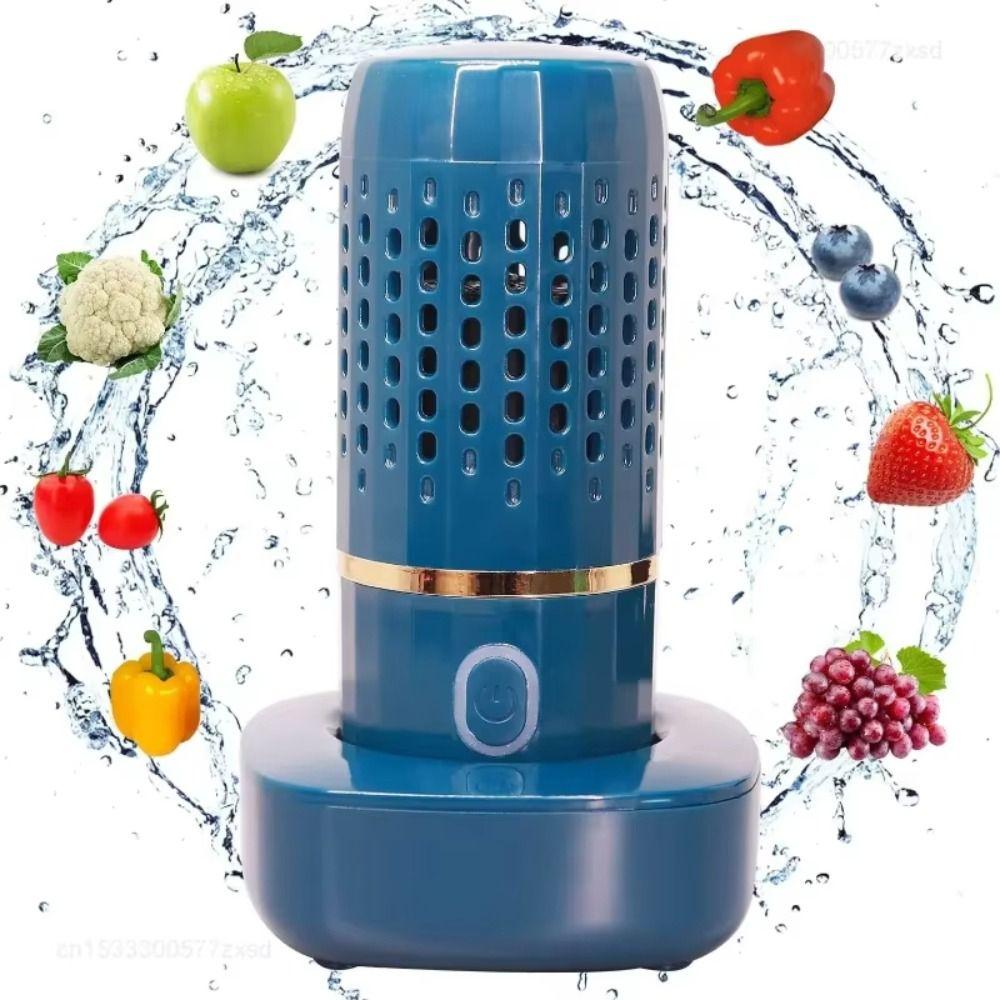 Wireless Food Cleaner Mini Vegetable Cleaning Machine  Outdoor Picnic