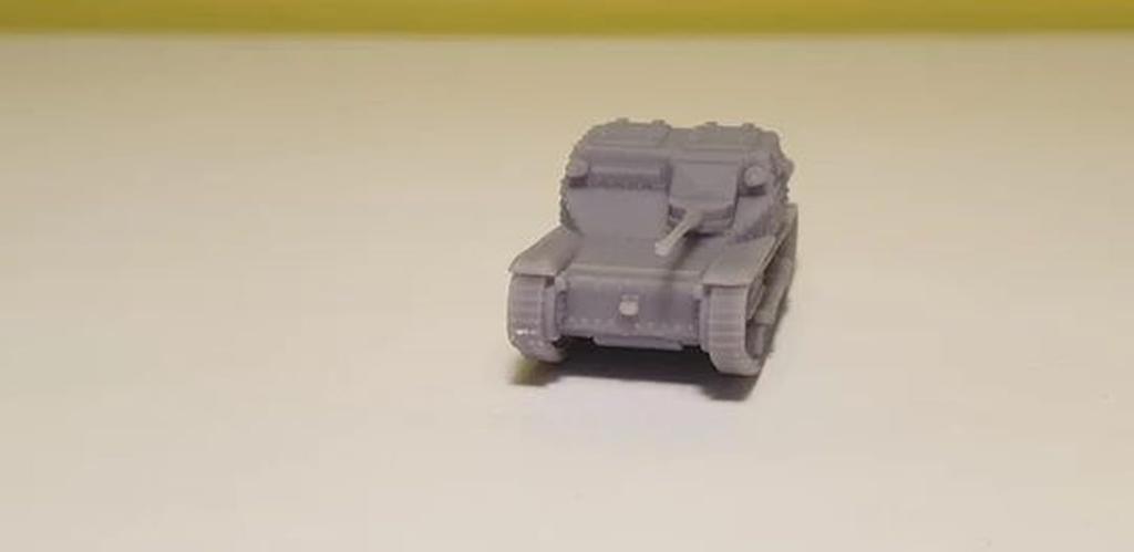 Mussini WW2 Italy Carlo Veloce 20mm Zoroturn rifle mounted type Resin kit 1/100 L3/35 anti-tank (4 pieces) MM100-002 (tank)