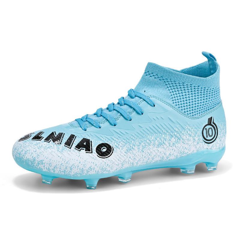 Children's Football Shoes Men's High Top Adult Student Professional Game Training Long Nails Broken Nails Sneakers
