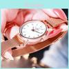 Stylish Women's Night Light Wristwatch Japanese Miyota Quartz Movement 8mm Thickness 35mm Dial Diameter Alloy Strap