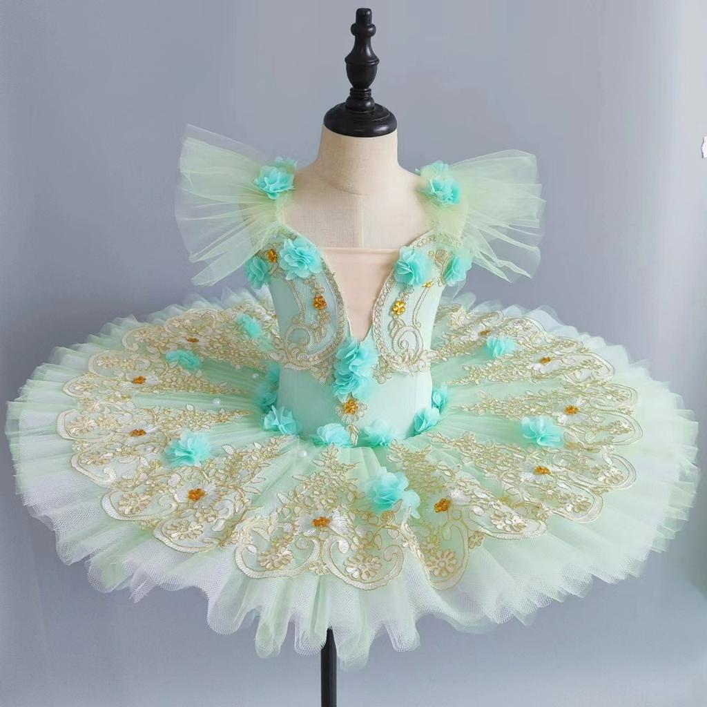Children's Ballet Costumes, Costumes, Lace Fluffy Princess Dresses, Sweet Mesh, Girls' Ballet Costumes
