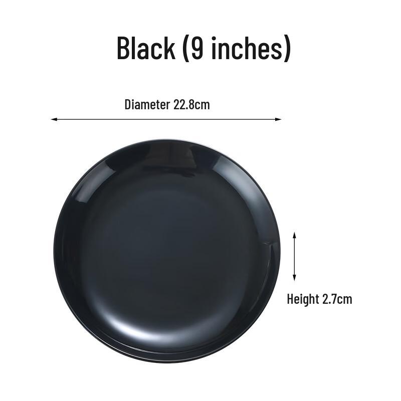 Van Gogh Commercial Melamine Round Dinner Plates