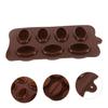 Alipis Coffee Bean Mold, Iced Coffee Ice Cube Tray, Sugar Mold, Cake Pack, Silicone Mold, Soap Mold, Silica Gel Chocolate Mold