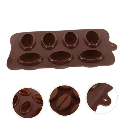 Alipis Coffee Bean Mold, Iced Coffee Ice Cube Tray, Sugar Mold, Cake Pack, Silicone Mold, Soap Mold, Silica Gel Chocolate Mold