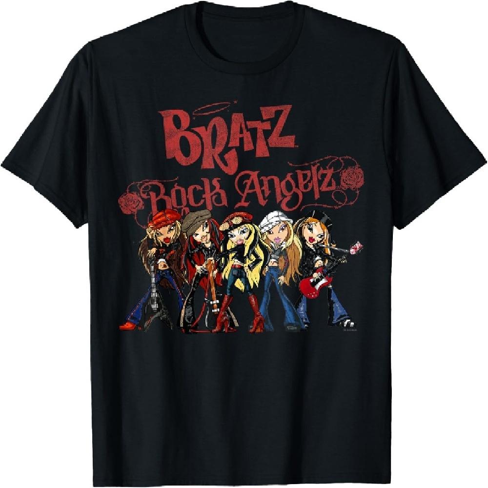 Футболка с групповым фото Bratz Rock Angelz S чёрный