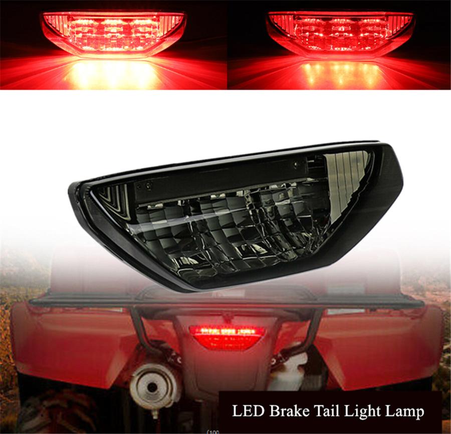 LED Tail Light Rear Brake Lamp For Honda TRX 250X 300X 400X 500 700 Rancher 420