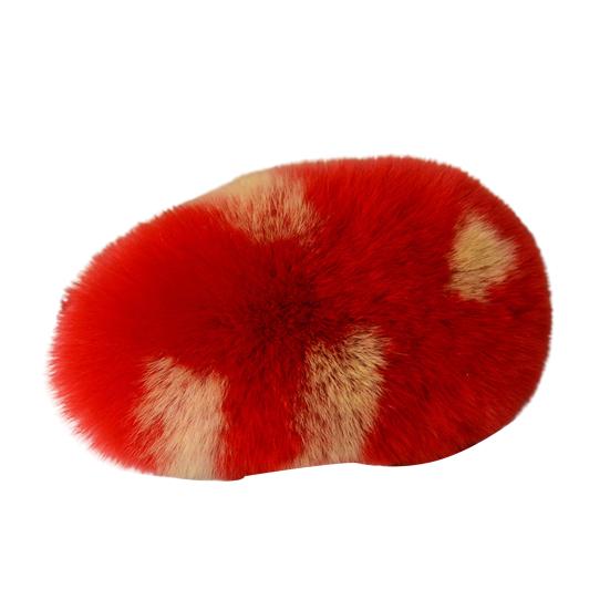 Women Hair Barrette Fashionable Korean Style Headdress Plush Metal Snap for Party