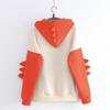 Women's Printed Contrasting Dinosaur Loose Casual Hoodie