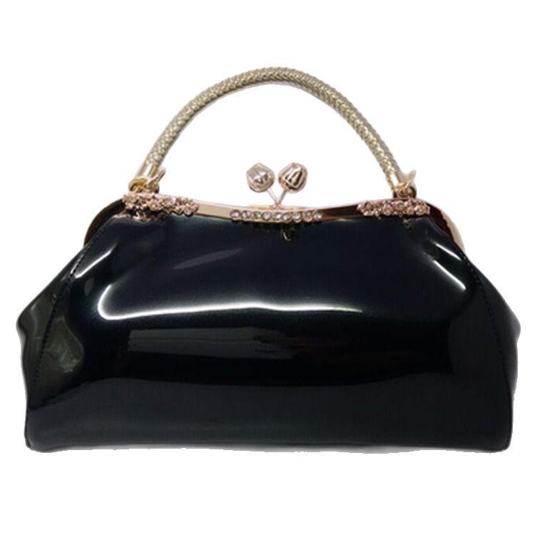 Single Shoulder Bag New Bride Women's Bag Women's Handbag European and American Fashion Sequin Shell Bag Women's Handbag