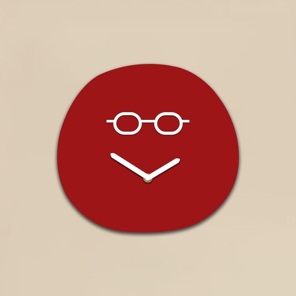 

Minimalist Design Silent Clock Silent Movement Hanging Clock Home Decor Acrylic Clock Living Room красный