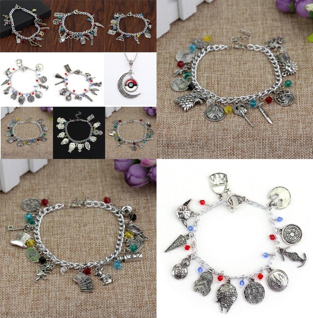 Suicide Squad Walking Dead Supernatural Doctor Who Jewelry Bracelet With Electroplated Alloy For Fans And Giftgiving