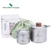Titanium Double-Layer Tea Infuser Cup With Lid Fairness Pitcher Portable Home Travel Gongfu Set