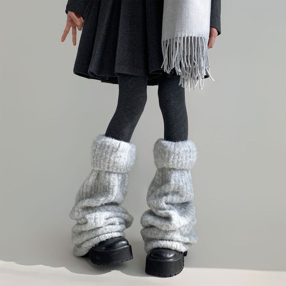 Flare Style Flare Leg Socks Knee-Length Knee-Length Socks Soft Leg Warmers  Daily Wear