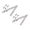2 Set Folding Support Hinges Lid Lift Up Stay Hinge for Wooden Boxes Cabinet Cupboard Furniture
