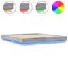LED Bed Frame in Grey Sonoma 180x200 cm