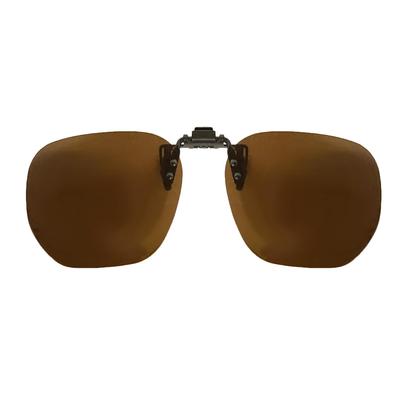 EYE CLIPPER Polarized Sunglasses, 58mm Size, Oversized Clip-on Flip-up, Polarized, Photochromic, Clip-on, UV Protection, Easy To Wear Over Glasses,