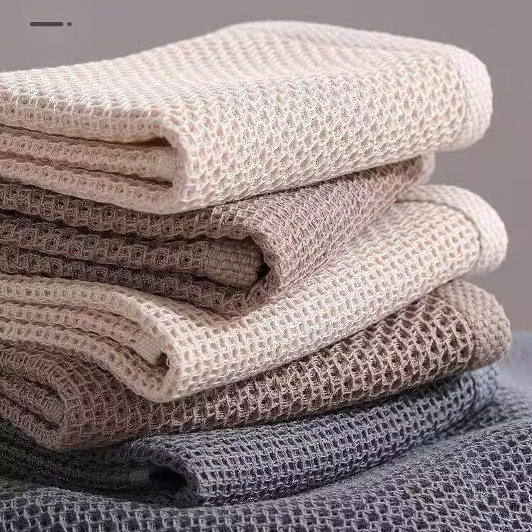 Lint-Free Pure Cotton Dish Cloth – Absorbent, Easy-Clean, Degreasing Kitchen Rag