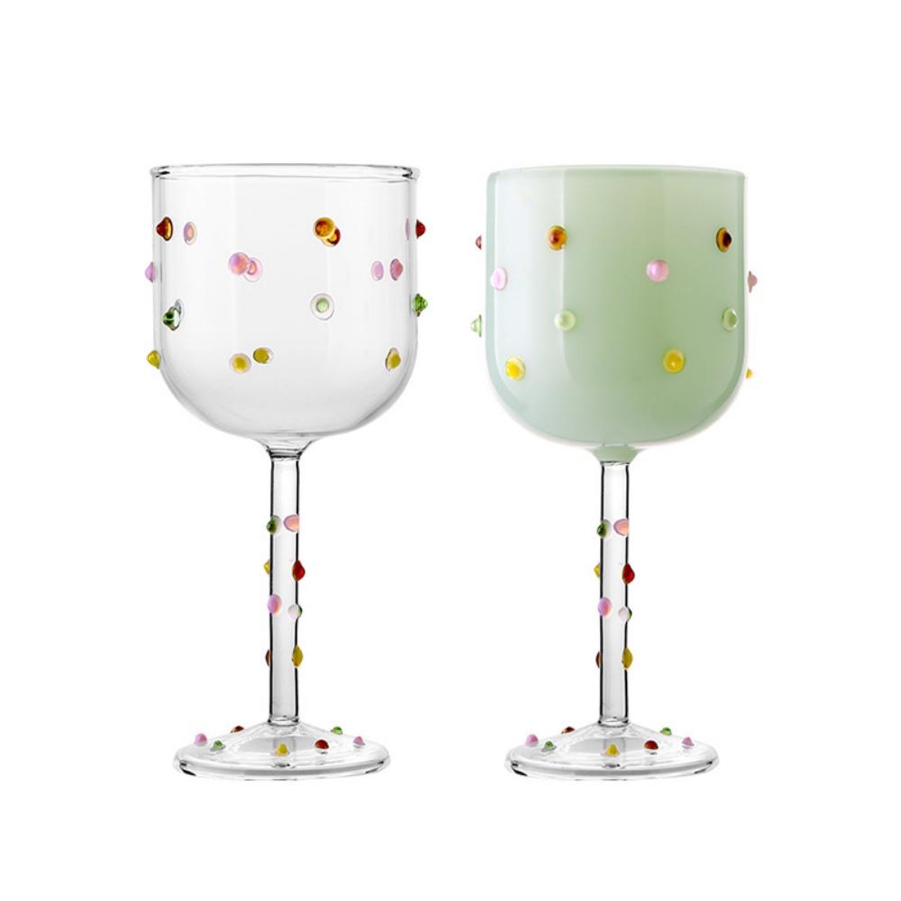 Bunte Süßigkeiten-Glas-Weingläser Kreativ Ästhetisch Champagner Dekorativ Kokett Behälter für Hochzeit Geburtstag