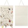 Felt Earrings Storage Hanging Bag Wall Hanging Jewelry Display Shelf Necklace Ring Earrings Storage Bag Jewellery Organizer