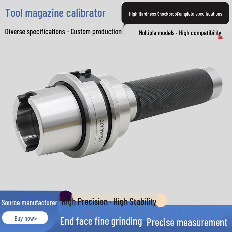 BT40 ATC Three-Piece Tool Presetter Set: HSK63, BT30, JT50 Calibration Setter.