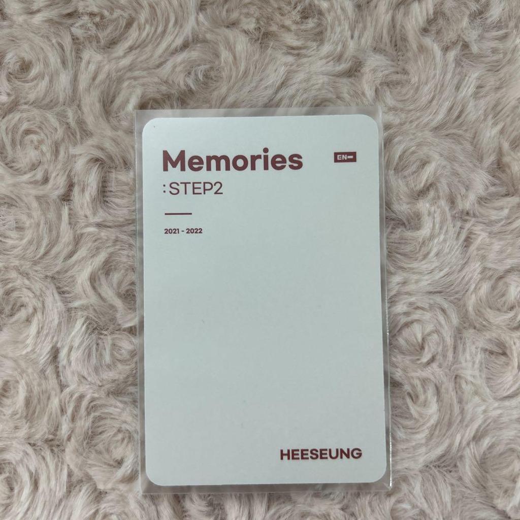 [USED] ENHYPEN Memories: STEP 2 DVD Trading Card Heeseung