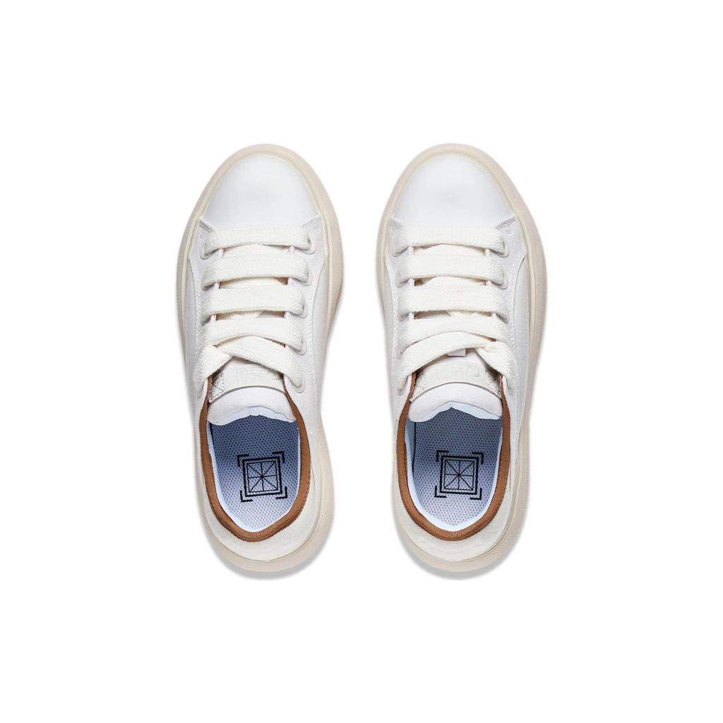 Li Ning Yun You C4D Slip Resistant Abrasion Resistant Low top Casual Shoes Men's Ivory AZGT043-4